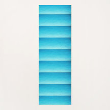 Les couleurs de l'eau sur un tapis de yoga