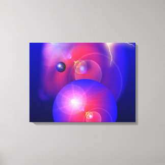Les couleurs de l'espace - Toile enveloppée