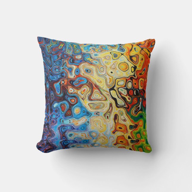 Les couleurs vives des coussin (Recto)