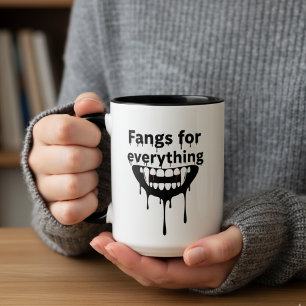 Les crocs pour tout Mug   Halloween Dents Vampire