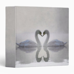 Les cygnes amoureux ~ Classeur / Album photo 1,5 p