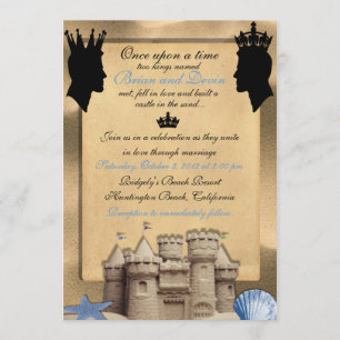 Les deux Rois Custom Gay Wedding Invitations