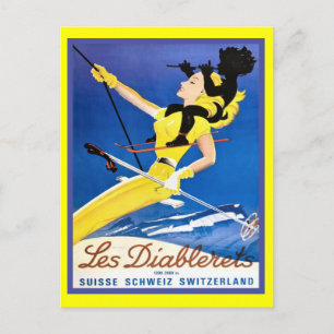 Les Diablerets, Switzerland Postcard
