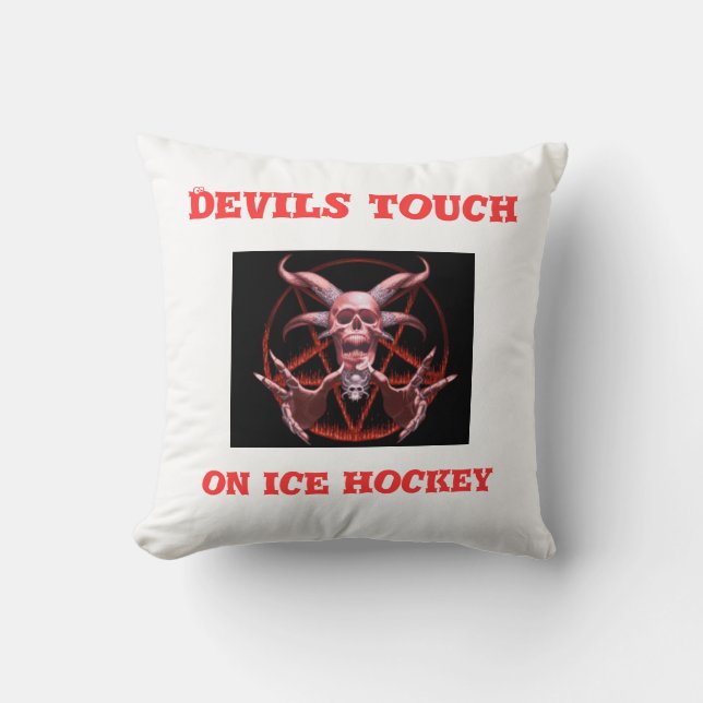 Les DIABLES touchent sur le coussin de hockey sur (Recto)