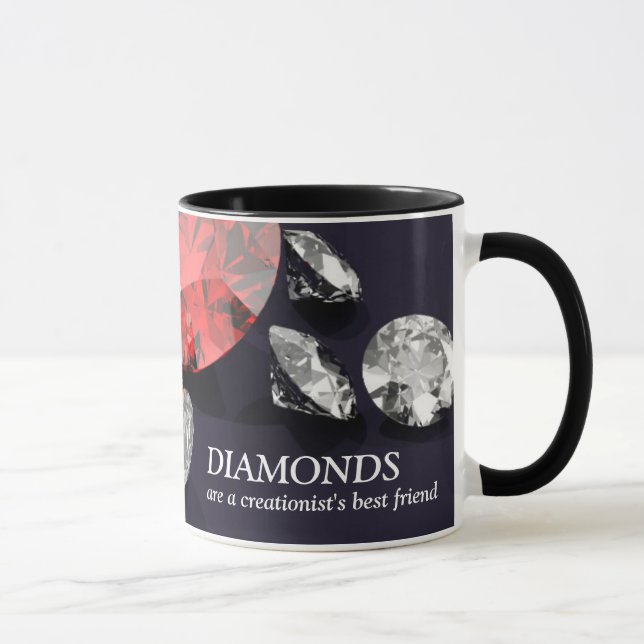 Les "diamants sont la tasse du meilleur ami du (Droite)