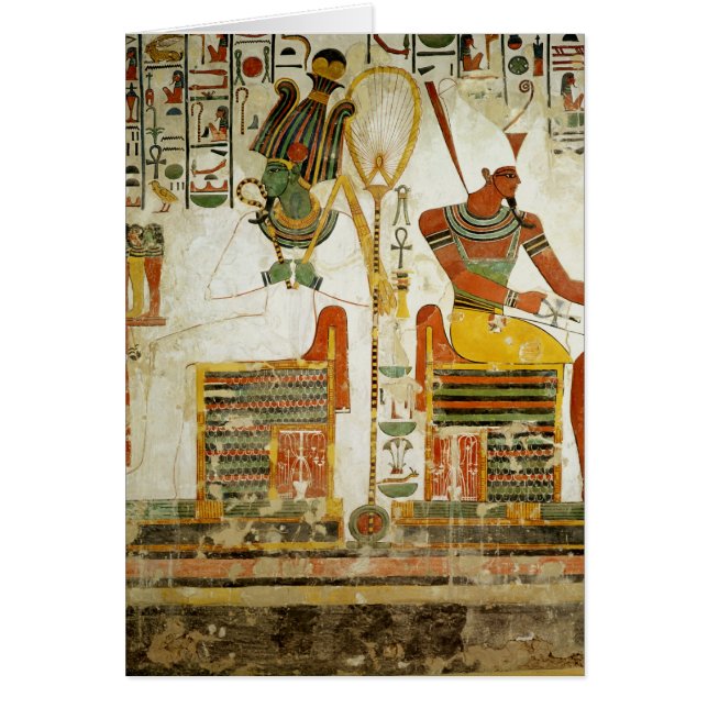 Les dieux Osiris et Atum, de la tombe de (Devant)