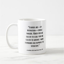 Les Dirigeants Sont Les Maîtres Du Changement Mug