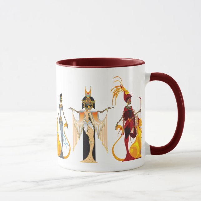 Les divas des tasses de l'Egypte (Droite)