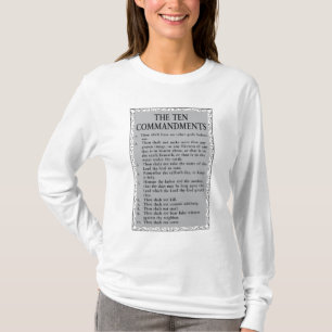 Les Dix Commandements T-shirt de la Bible