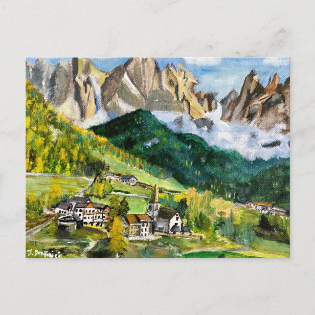 Les Dolomites, Carte Postale (Devant)