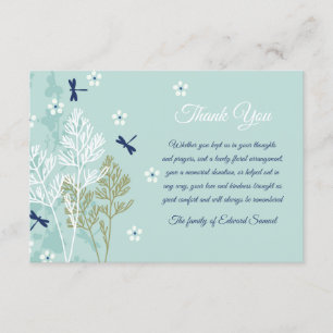 Les dragonistes Sympathie Carte de remerciements
