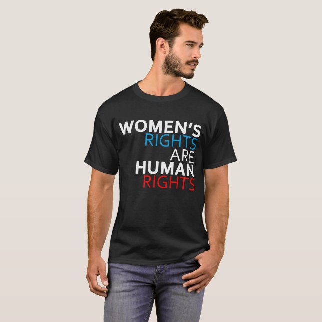 Les droits de la femme sont le T-shirt des hommes (Devant entier)