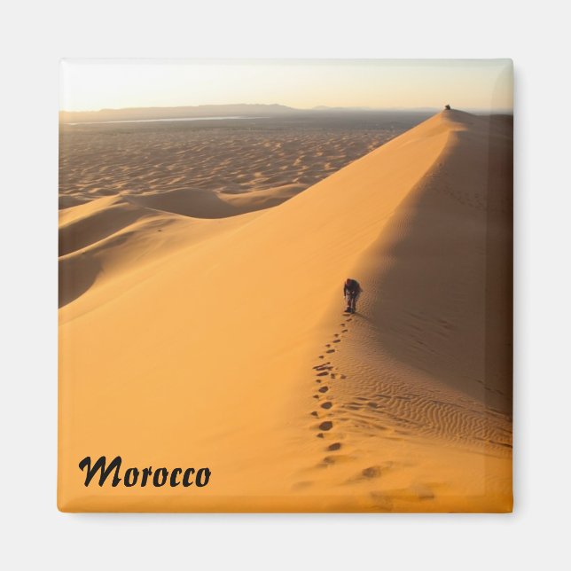 Les dunes de sable au Maroc aimant (Devant)