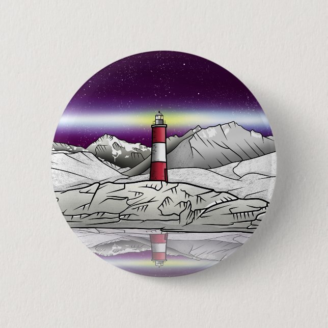 Les Eclaireurs Lighthouse Argentina 2 Inch Round Button (Front)