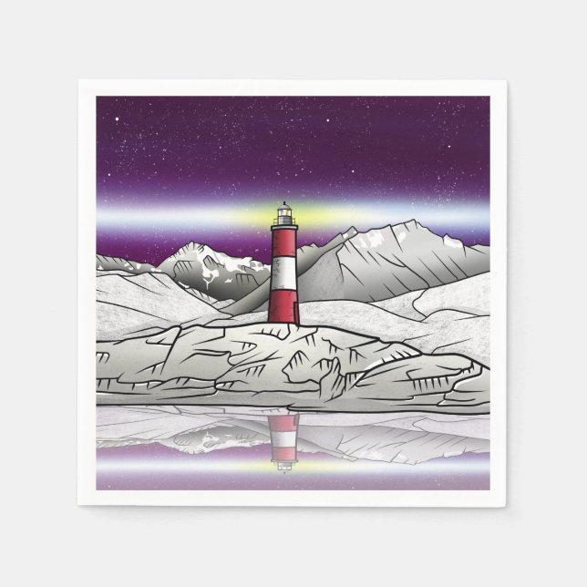 Les Eclaireurs Lighthouse Argentina Napkin (Front)