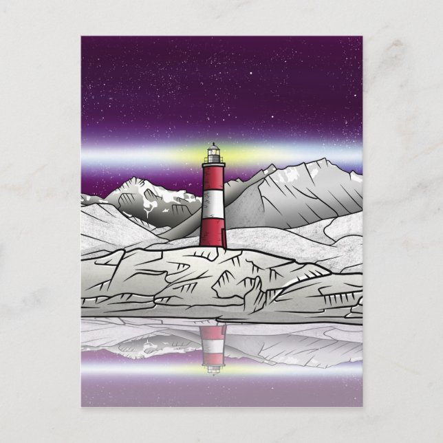 Les Eclaireurs Lighthouse Argentina Postcard (Front)