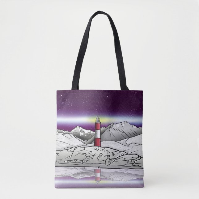 Les Eclaireurs Lighthouse Argentina Tote Bag (Front)