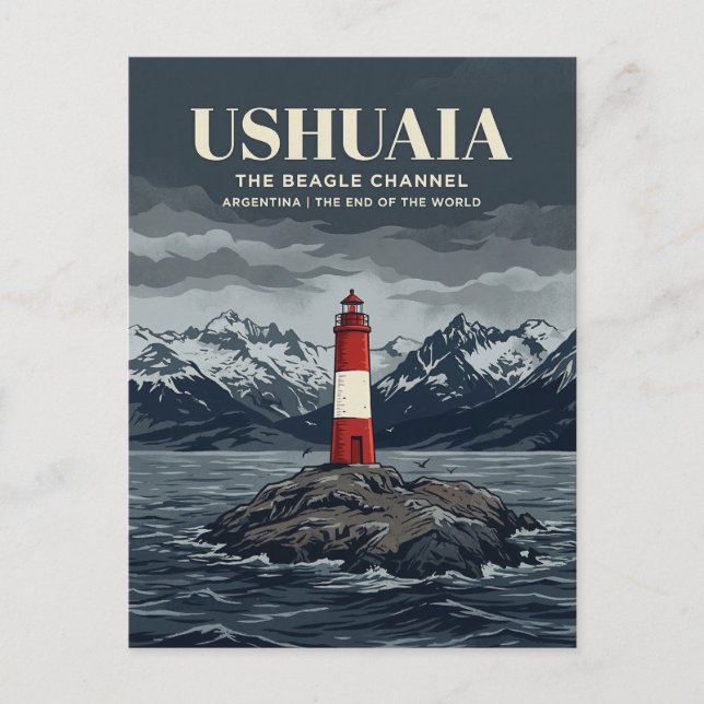 Les Eclaireurs Lighthouse Postcard (Front)