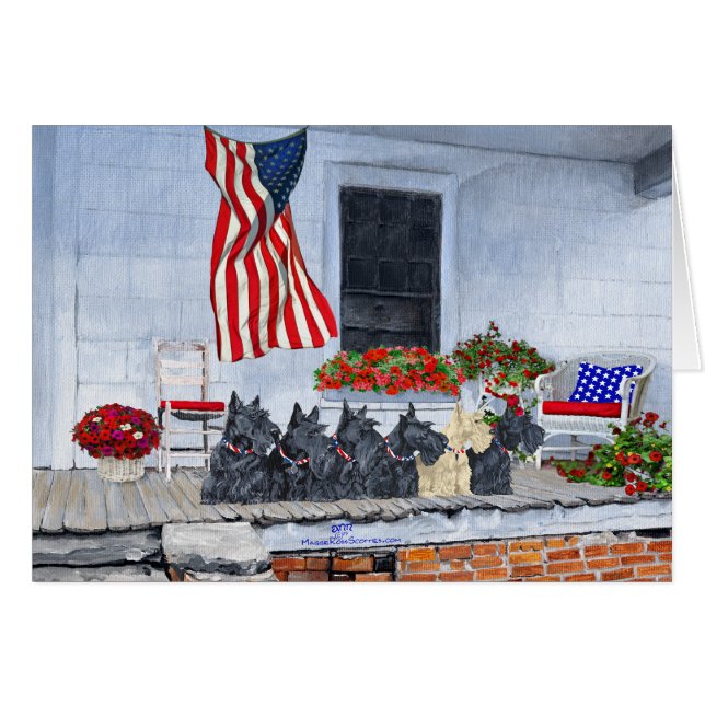 Les écossais patriotiques attendent la grande para (Devant horizontal)