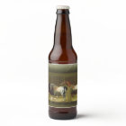 Les écuries et les deux fameux chevaux de course a