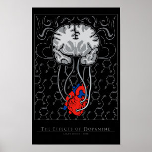 Les effets de la dopamine - affiche