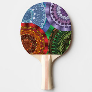 Les éléments Mandalas Raquette de Ping Pong