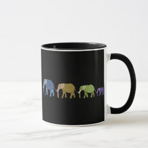 Les éléphants n'oublient jamais des tasses