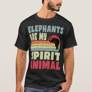 Les éléphants sont mon esprit Animal T-Shirt