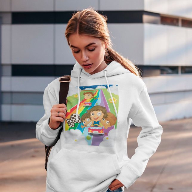 Les Enfants Courent Sur Un Sweat - shirt à capuche (Créateur téléchargé)