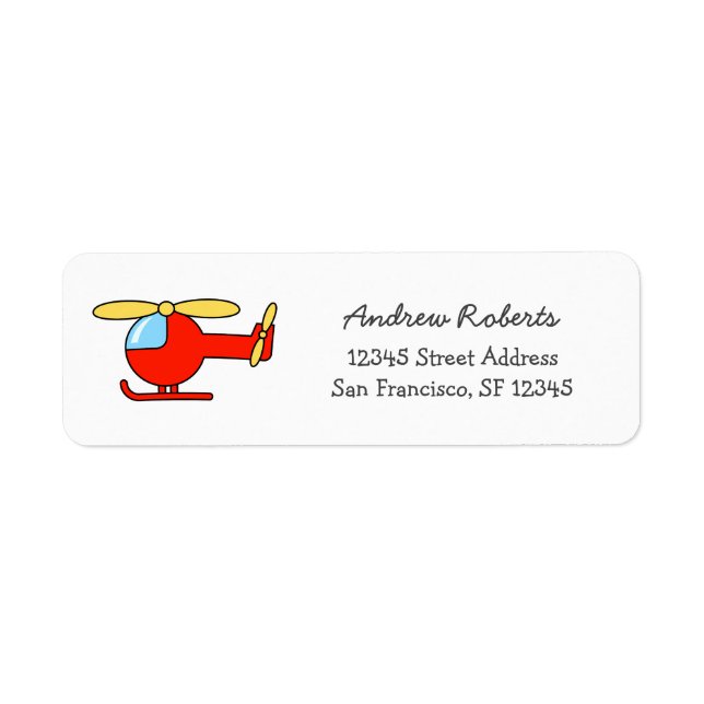 Les enfants retournent des étiquettes d'adresse av (Devant)