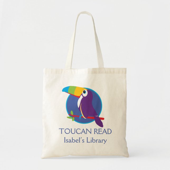 Les enfants toucan lire le sac de bibliothèque d'a (Devant)