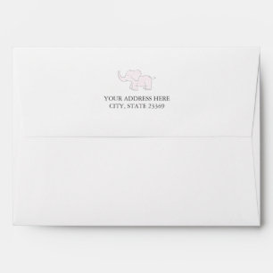 Les enveloppes de Baby Shower Invitation - Girl