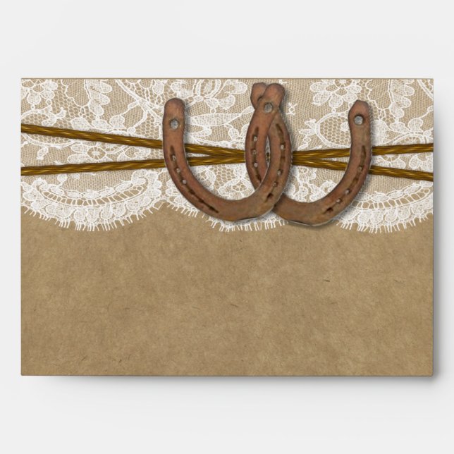 Les enveloppes de collection Kraft, Lace & Horsesh (Devant)