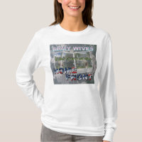 Les épouses de l'armée s'occupent du T-shirt du fr