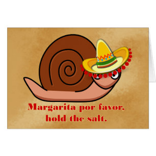 Les escargots Sombrero veulent Margarita pas de se