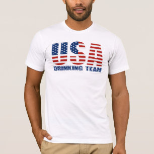 Les Etats-Unis buvant le T-shirt d'équipe