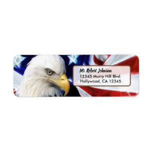 Les Etats-Unis patriotiques Eagle chauve