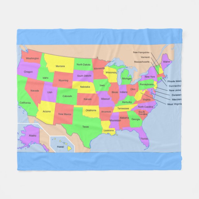 Les Etats-Unis tracent la couverture d'ouatine (Devant (Horizontal))