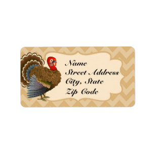 Les étiquettes de adresse de la Turquie de