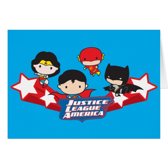 Les étoiles de la Chibi Justice League of America (Devant horizontal)