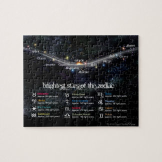 Les étoiles les plus brillantes du Puzzle du Zodia