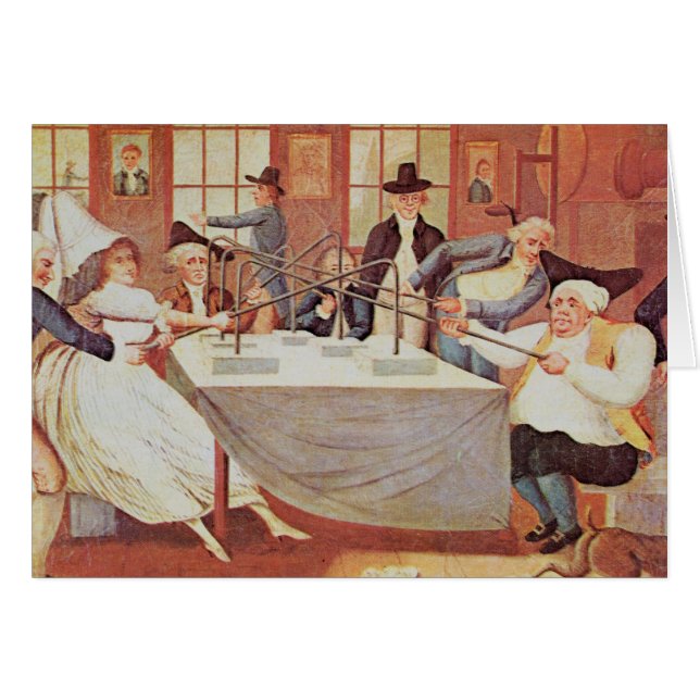 Les expériences de Benjamin Franklin avec (Devant horizontal)