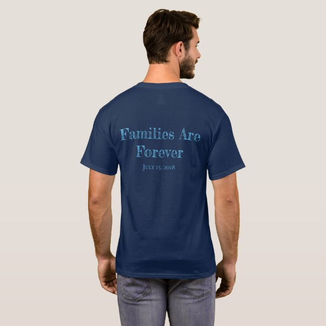 Les familles de T-shirts pour hommes sont pour tou (Dos entier)