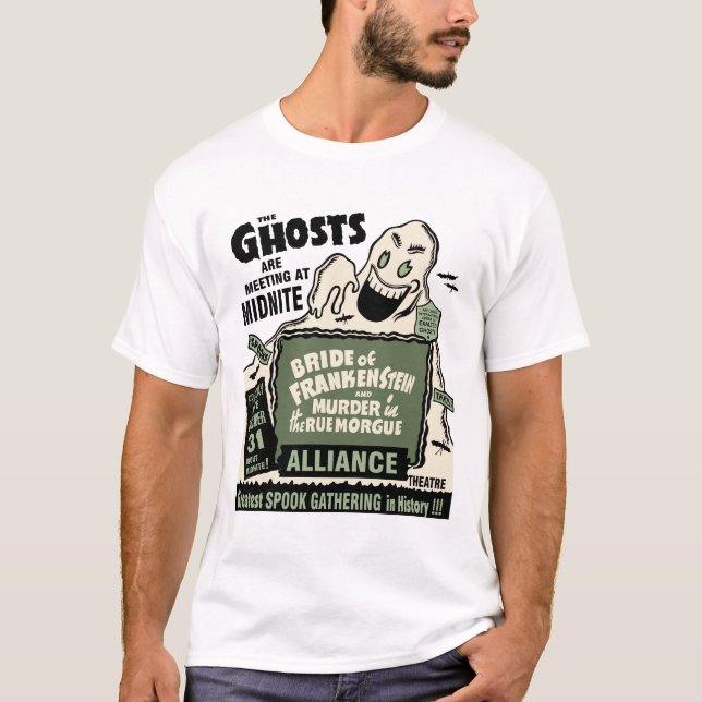 Les fantômes se réunissent au T-shirt de Midnite (Devant)