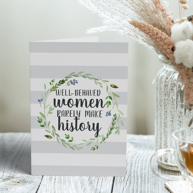 Les Femmes Bien Comportées Font Rarement La Carte  (Créateur téléchargé)