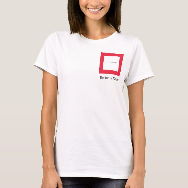 Les femmes des hommes de T-shirt de business basic (Devant)