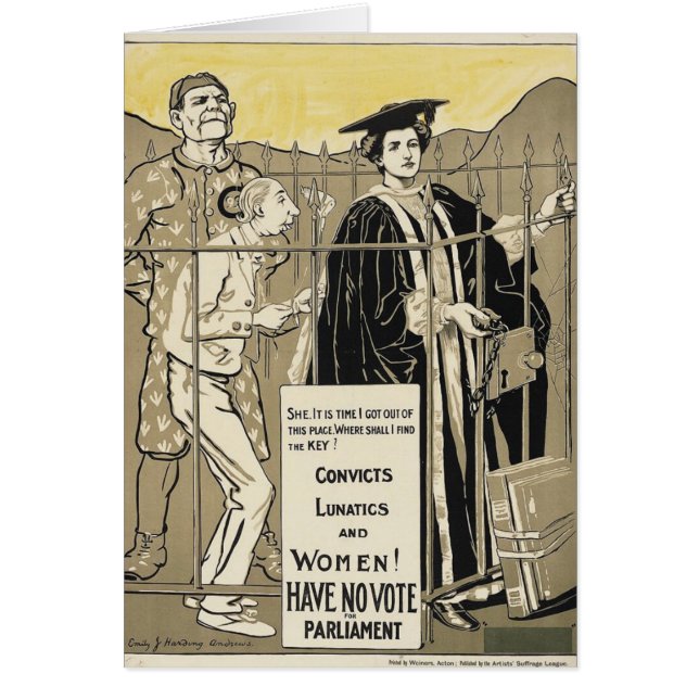 Les femmes n'ont aucun vote (Devant)