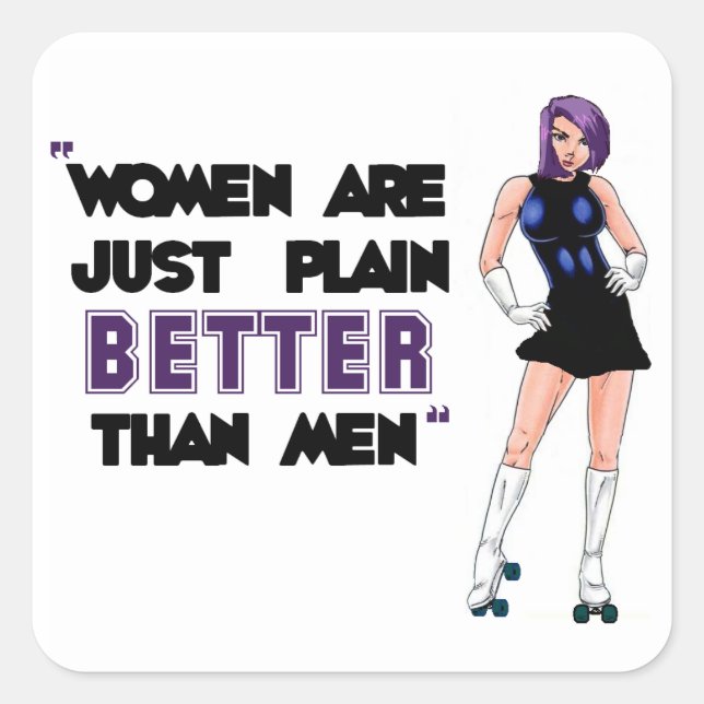 Les femmes sont de meilleurs stickers (Devant)