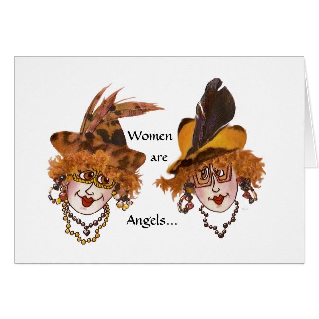Les femmes sont la carte Angels (Devant horizontal)