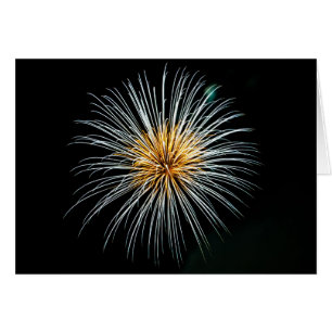 Les feux d'artifice dorés